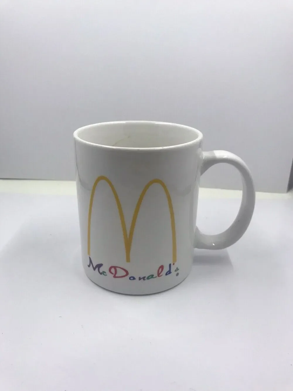 McDonald's Vintage Multi-color Golden Arches Coffee Cup Mug